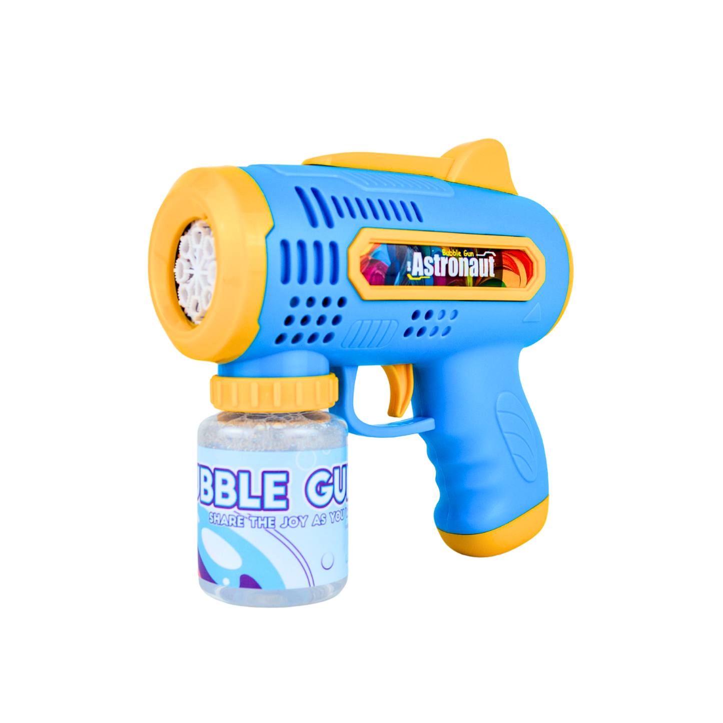 Lanzador de Burbujas Eléctrico con Luces LED Celeste