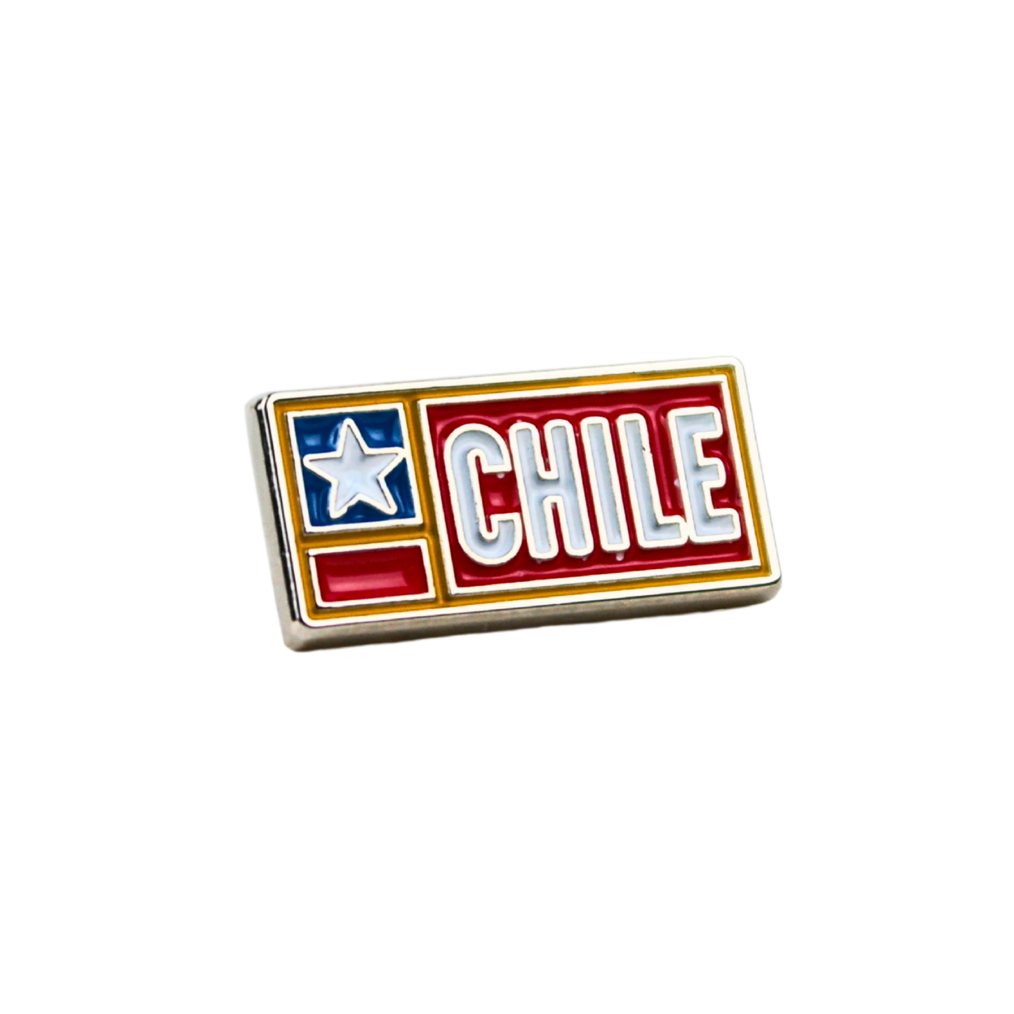 Pin Metálico Souvenir de Chile Bandera