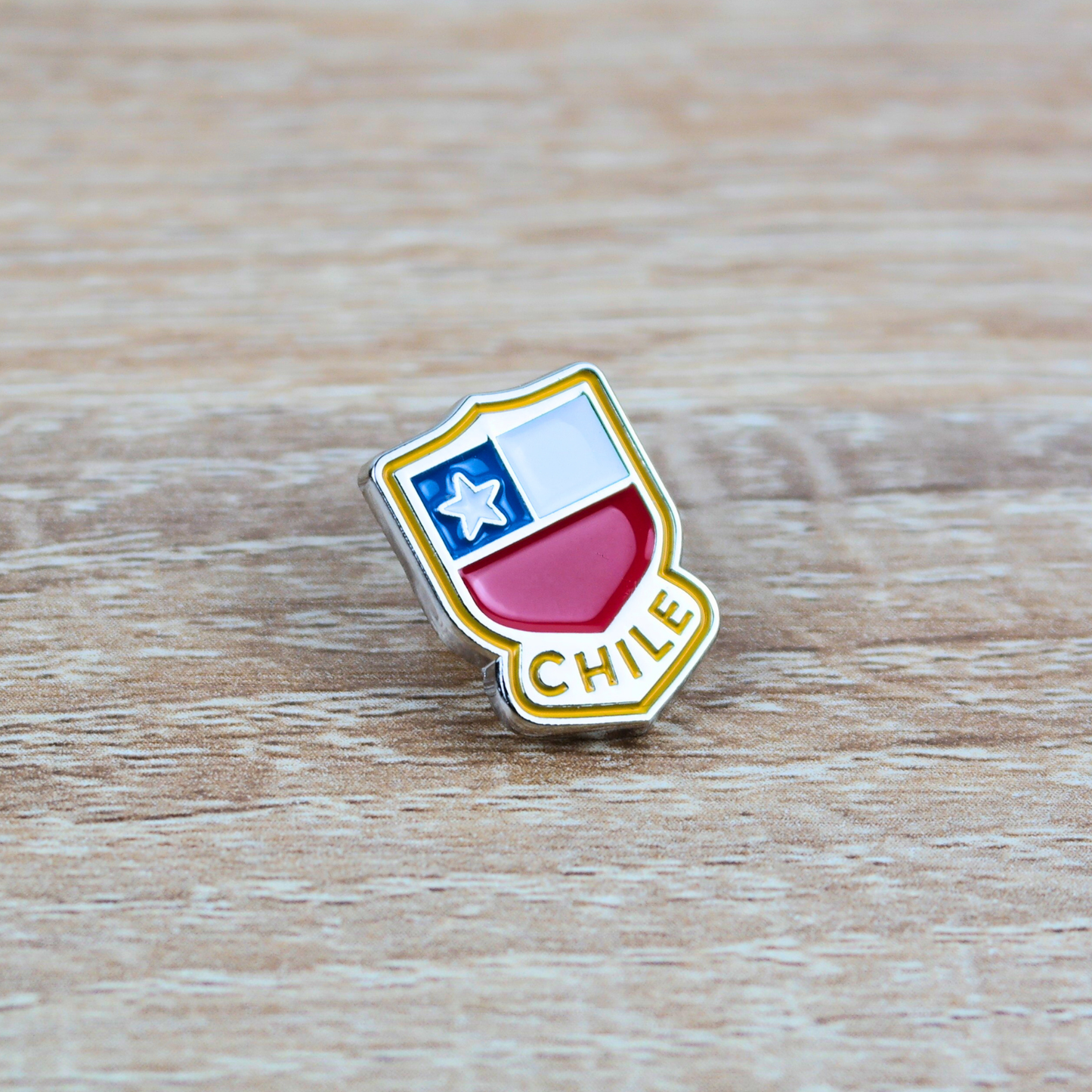Pin Metálico Souvenir de Chile Logo