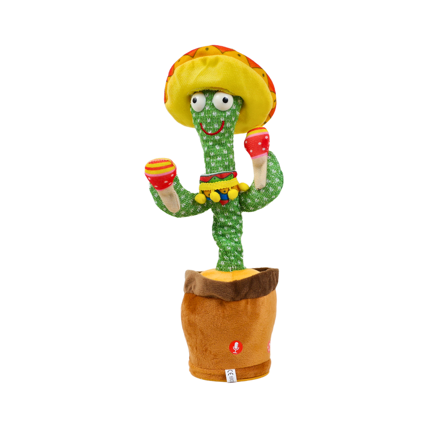 Cactus Bailarín Imita Voz Musical Juguete Felpa Mexicano