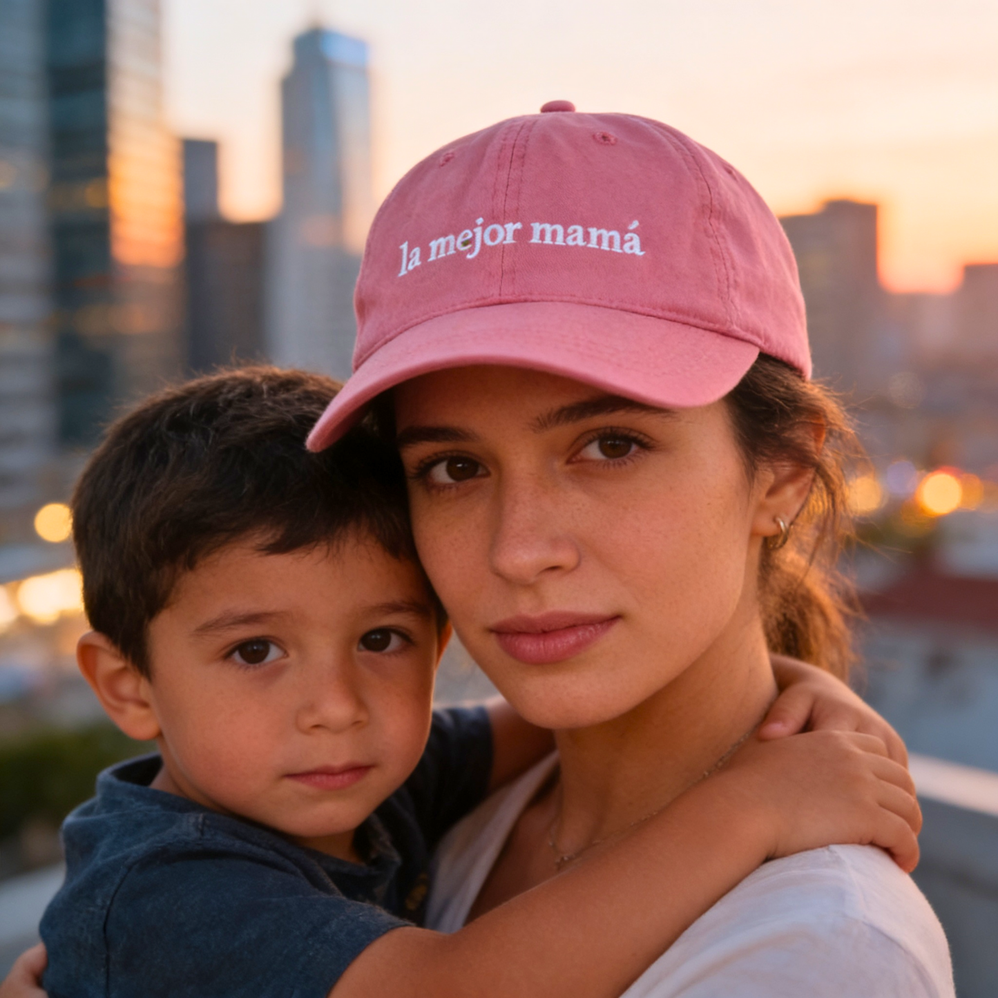 Jockey de Algodón con filtro UV Azul “La Mejor Mamá”