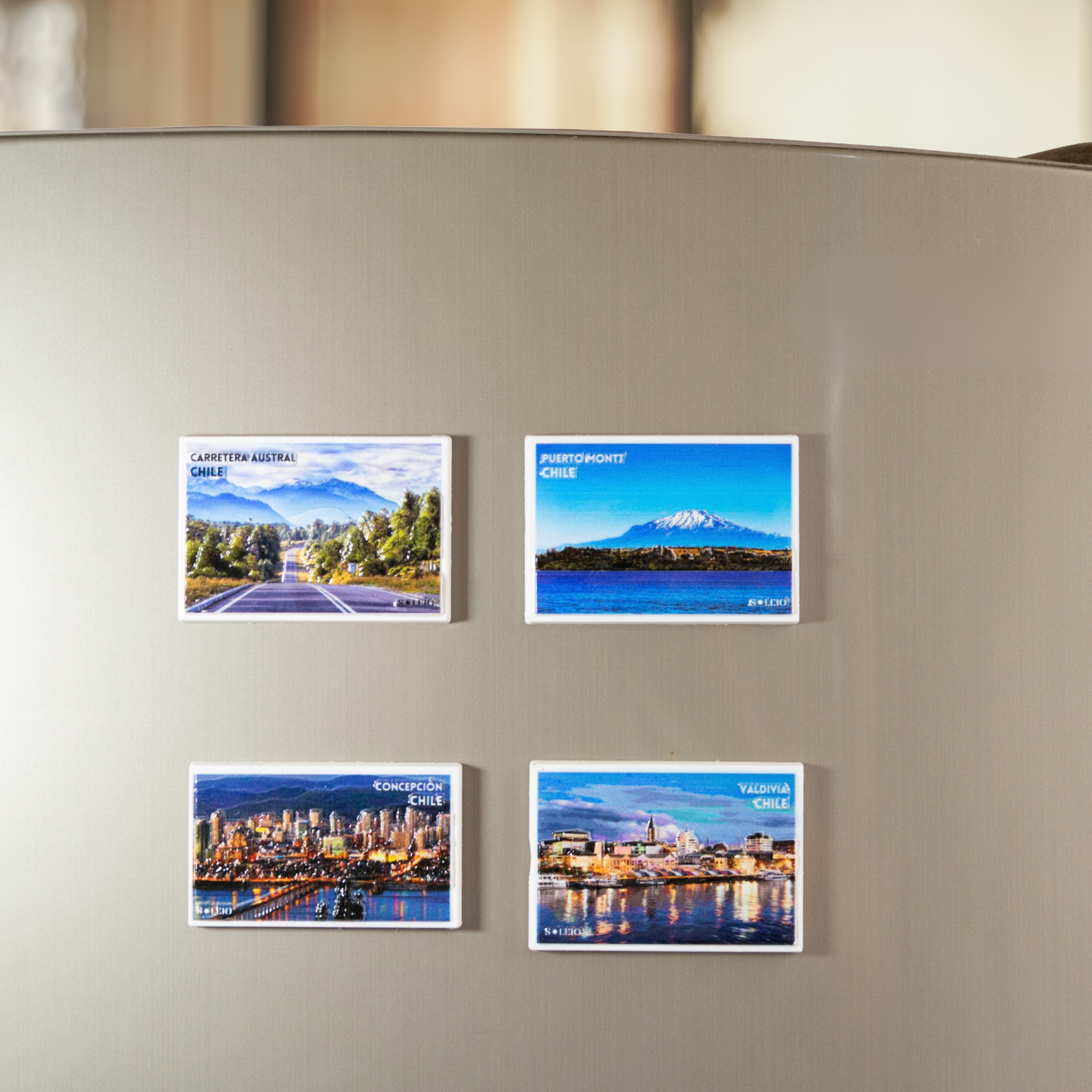 Imán Decorativo Resina 3D Carretera Austral