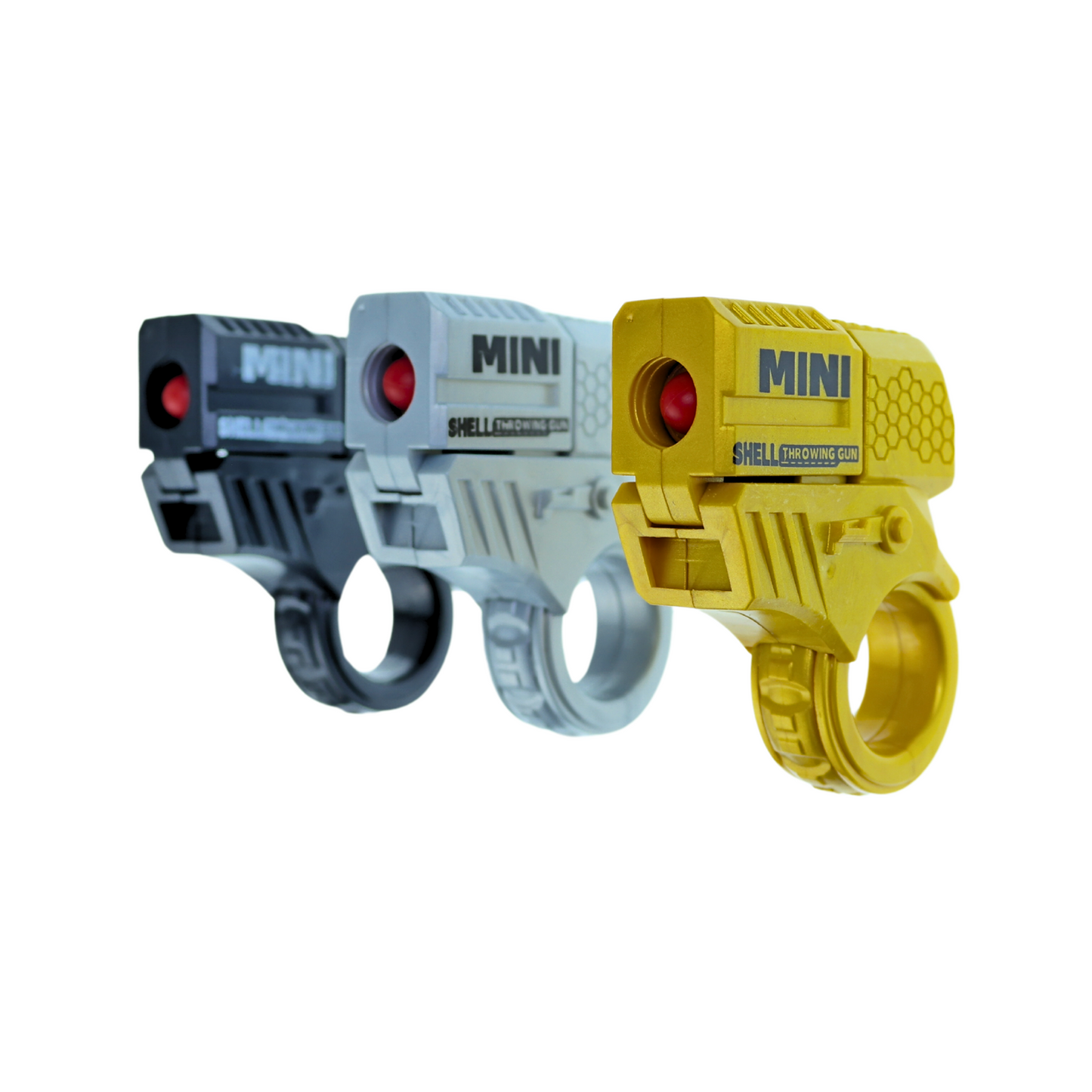 Juguete Fidget Mini Lanzador Anti Estrés Dorado