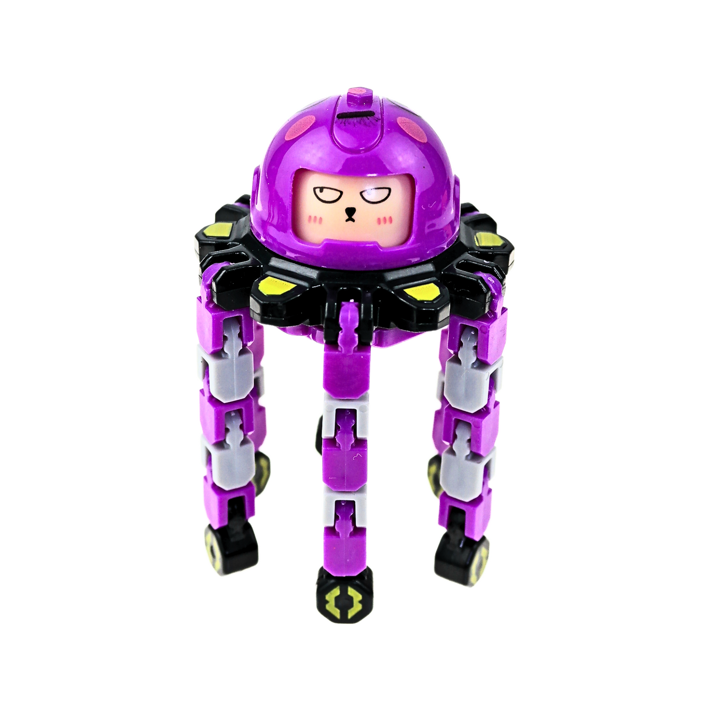 Juguete Fidget Spinner Transformable Antiestrés Morado