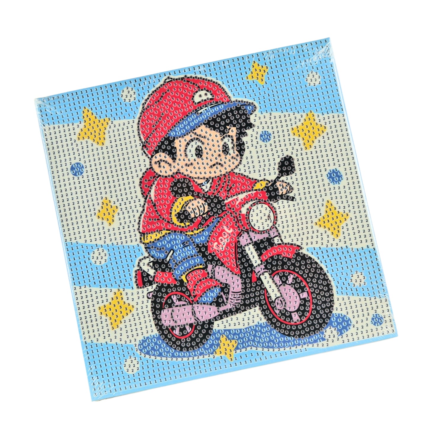 Pintura Diamante Motocicleta Niño