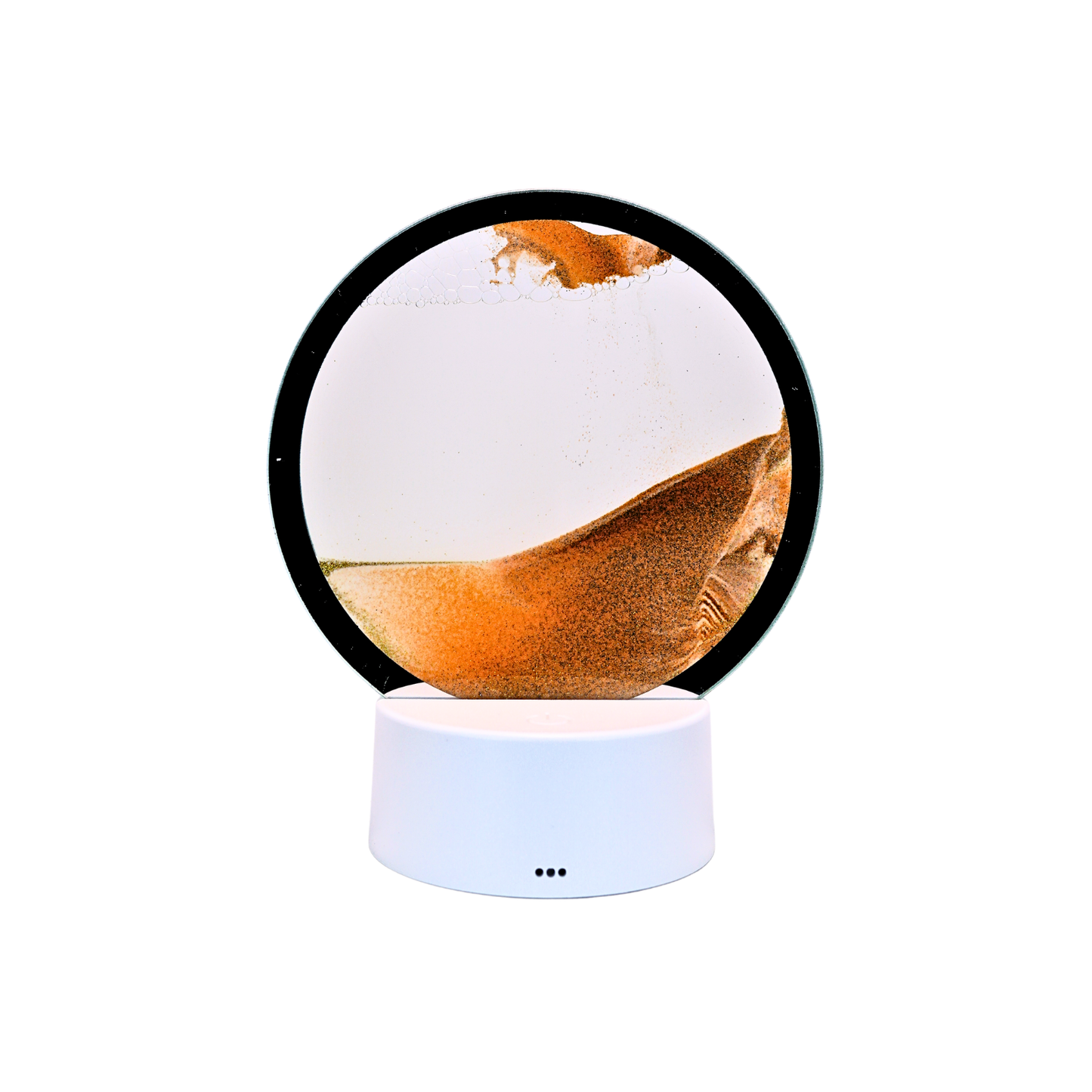 Decoración De Arena Mágica Con Luz LED RGB  Naranja