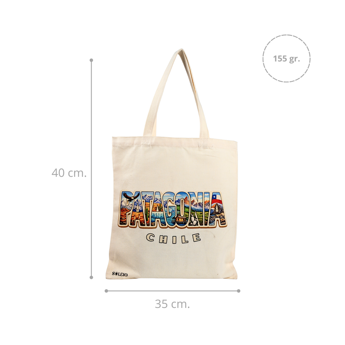 Pack 12 Tote Bag Lona Chile Patagonia