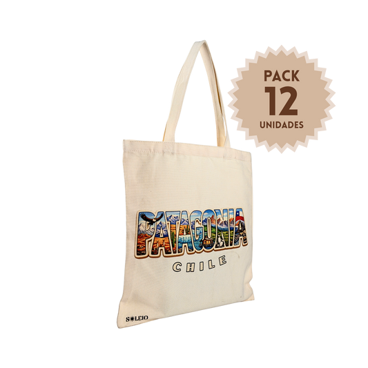 Pack 12 Tote Bag Lona Chile Patagonia