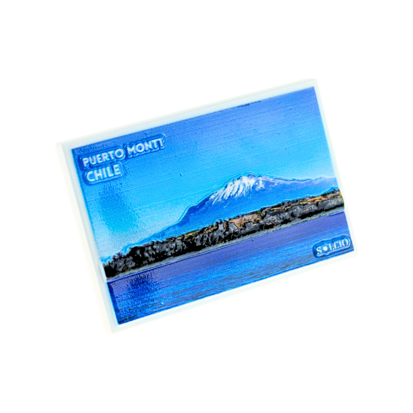 Imán Decorativo Resina 3D Puerto Montt