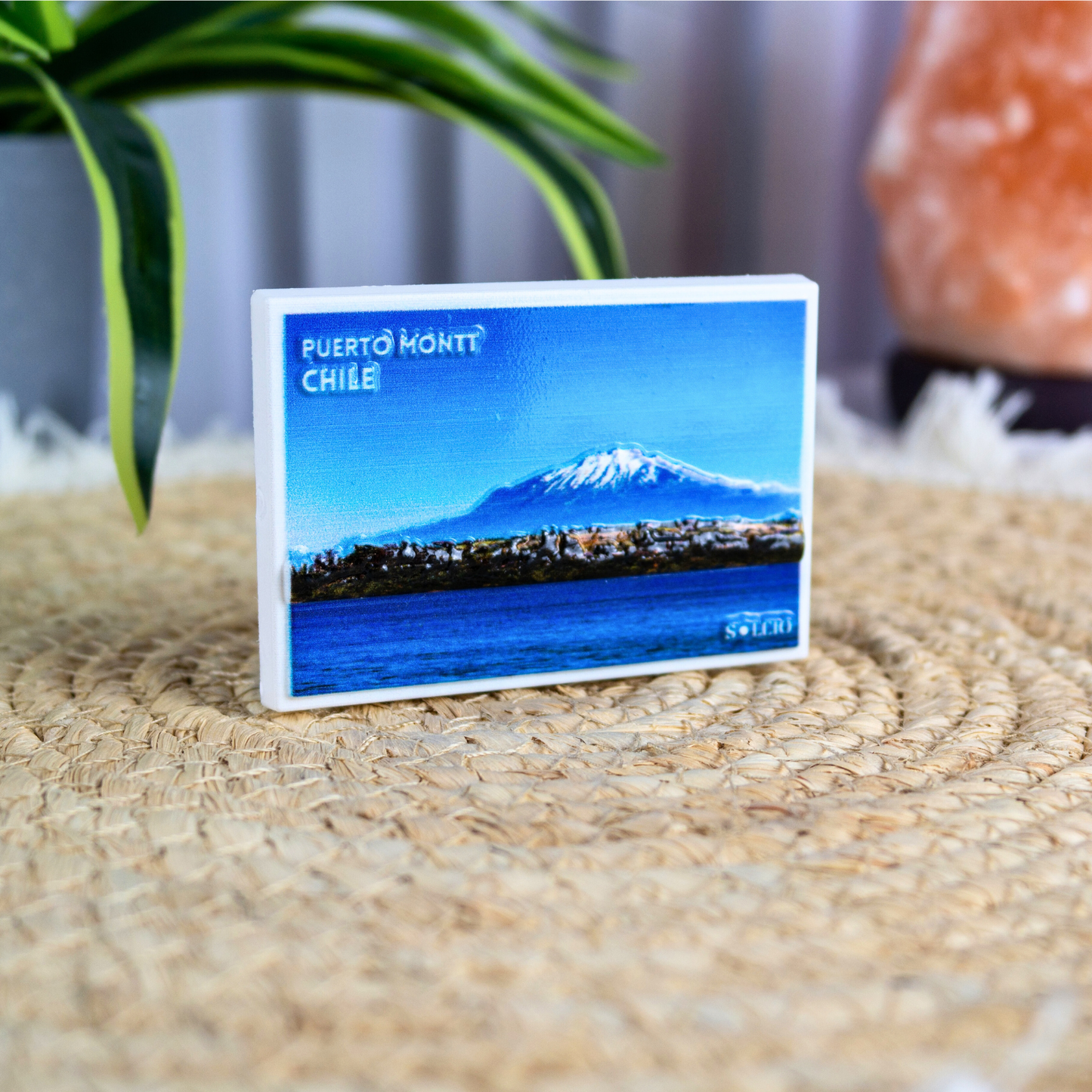 Imán Decorativo Resina 3D Puerto Montt