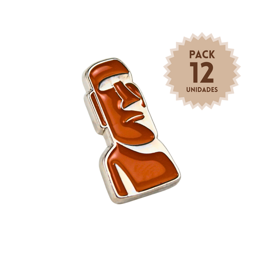 Pack 12 Pines Metal Souvenir Rapa Nui