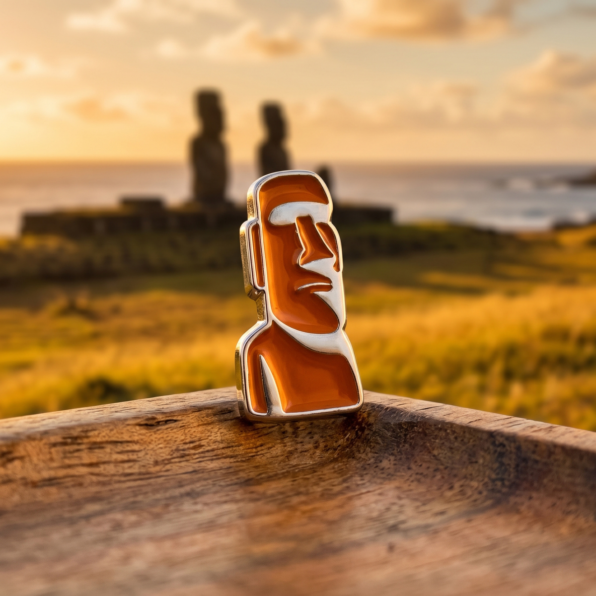 Pack 12 Pines Metal Souvenir Rapa Nui