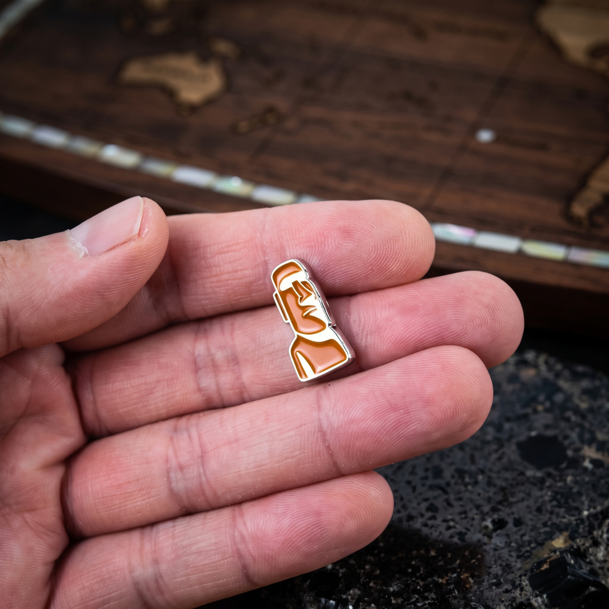 Pack 12 Pines Metal Souvenir Rapa Nui