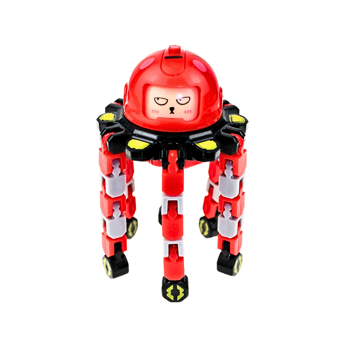 Juguete Fidget Spinner Transformable Antiestrés Rojo