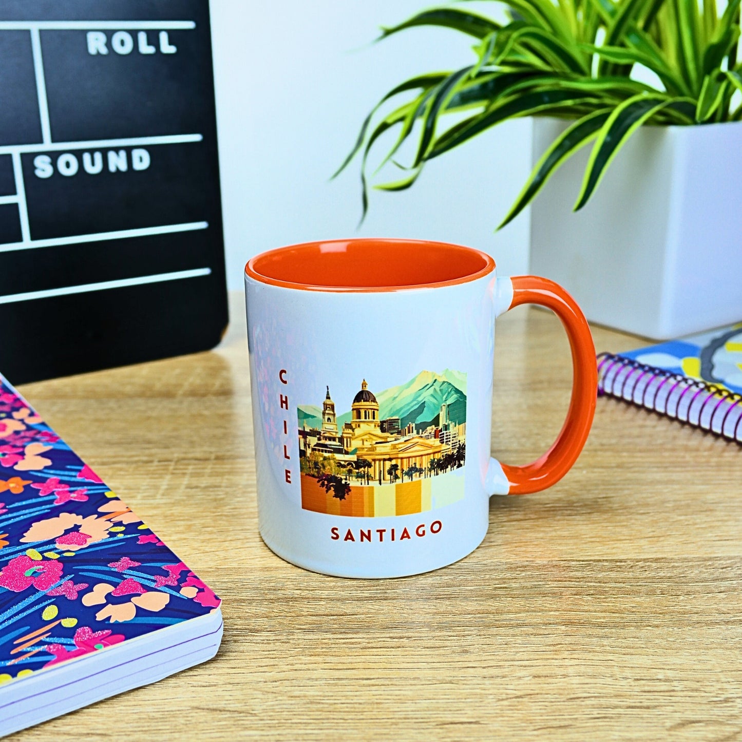 Taza De Cerámica Chile 300 Ml Santiago
