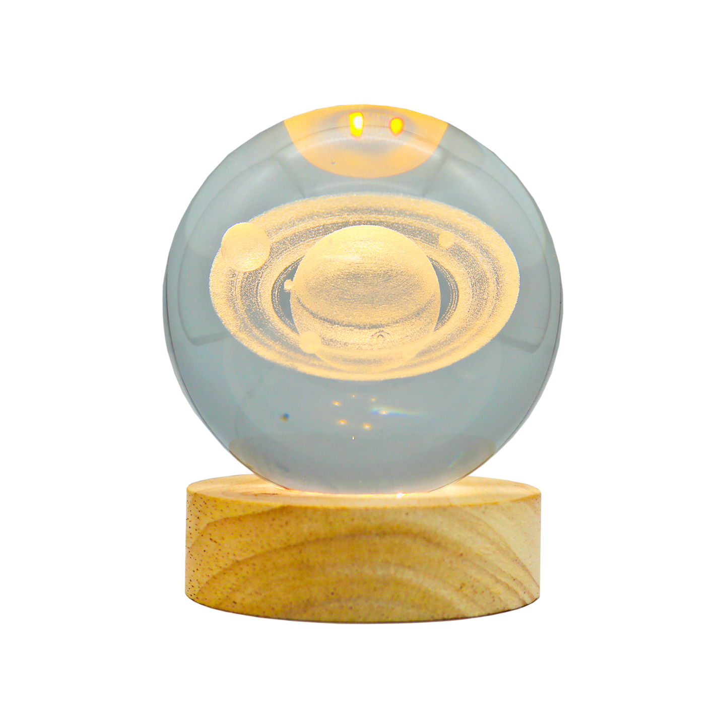 Embalaje Lampara Bola De Cristal LED Saturno 30 Unidades