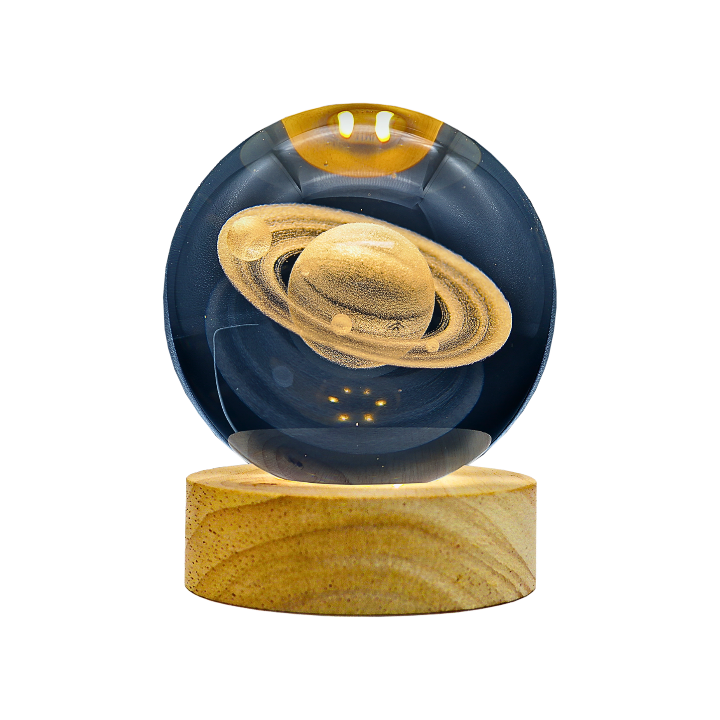 Embalaje Lampara Bola De Cristal LED Saturno 30 Unidades