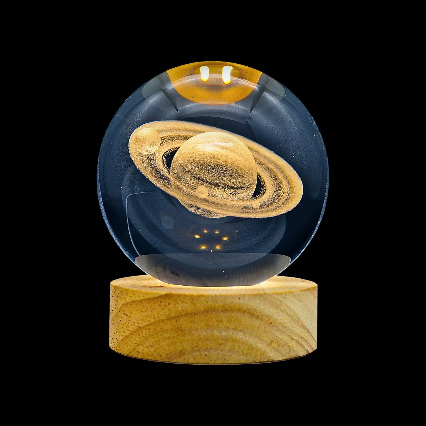 Embalaje Lampara Bola De Cristal LED Saturno 30 Unidades