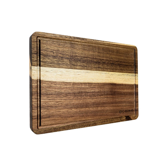 Tabla de Picoteo y Corte Madera de Acacia Chile Souvenir