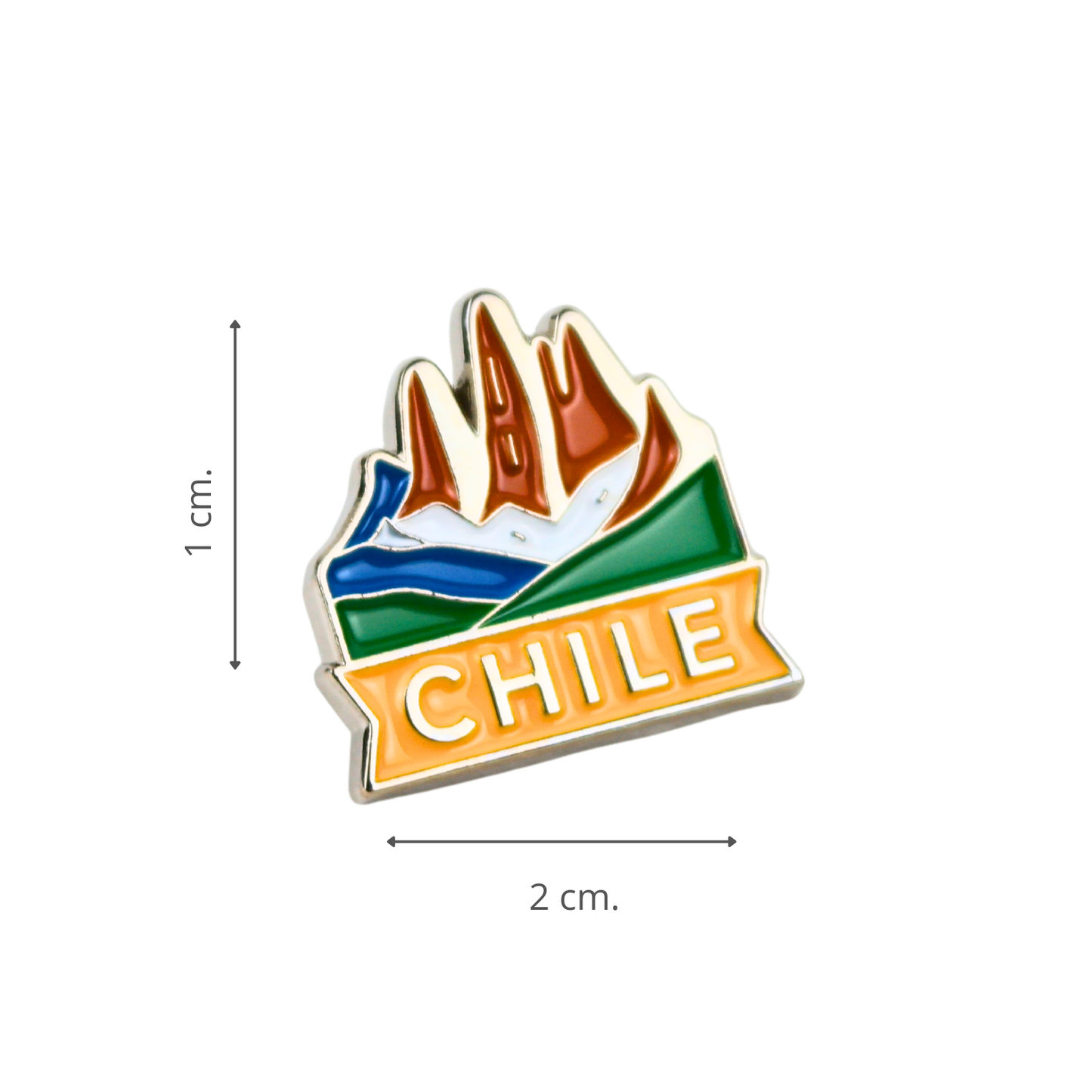 Pin Metálico Souvenir de Chile Torres del Paine