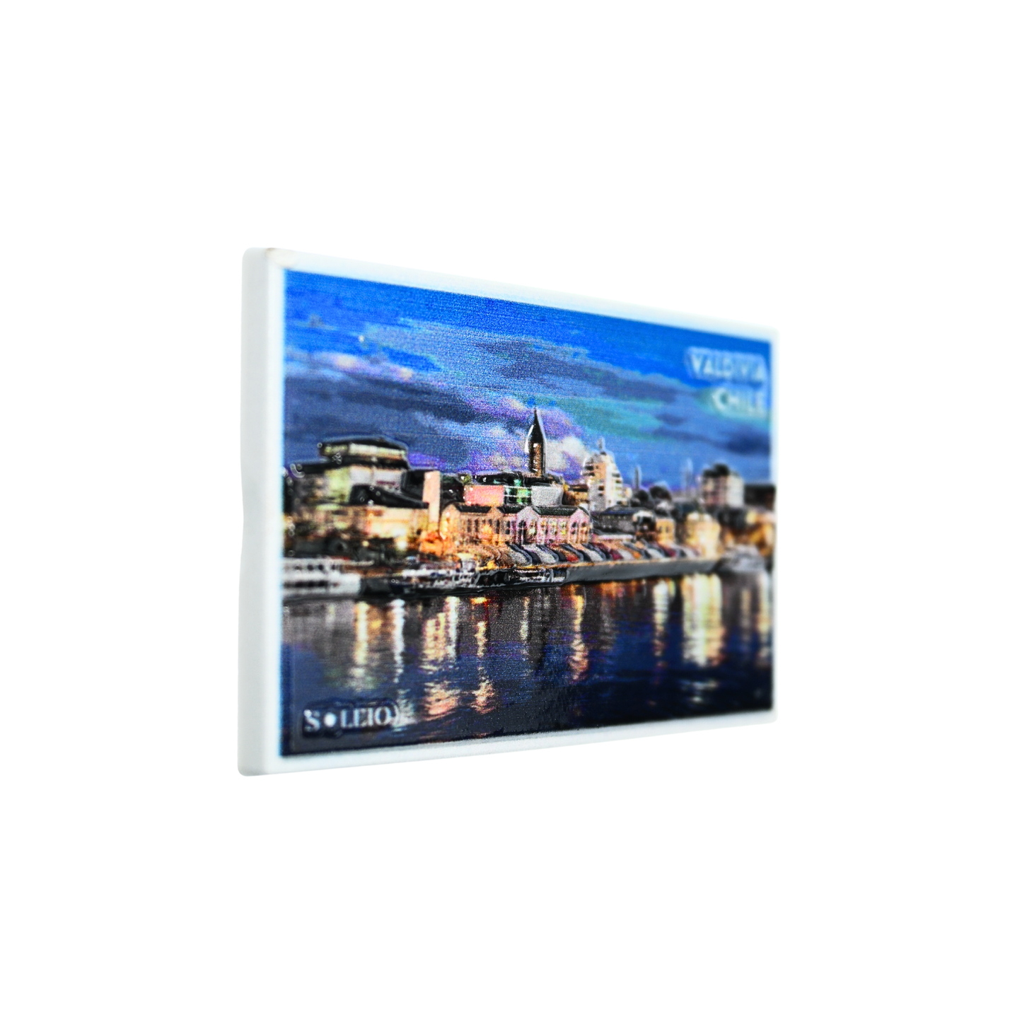 Imán Decorativo Resina 3D Valdivia