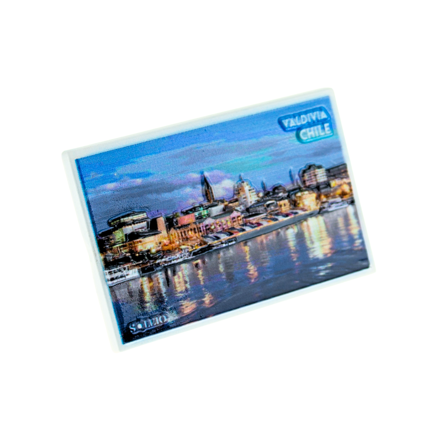 Imán Decorativo Resina 3D Valdivia