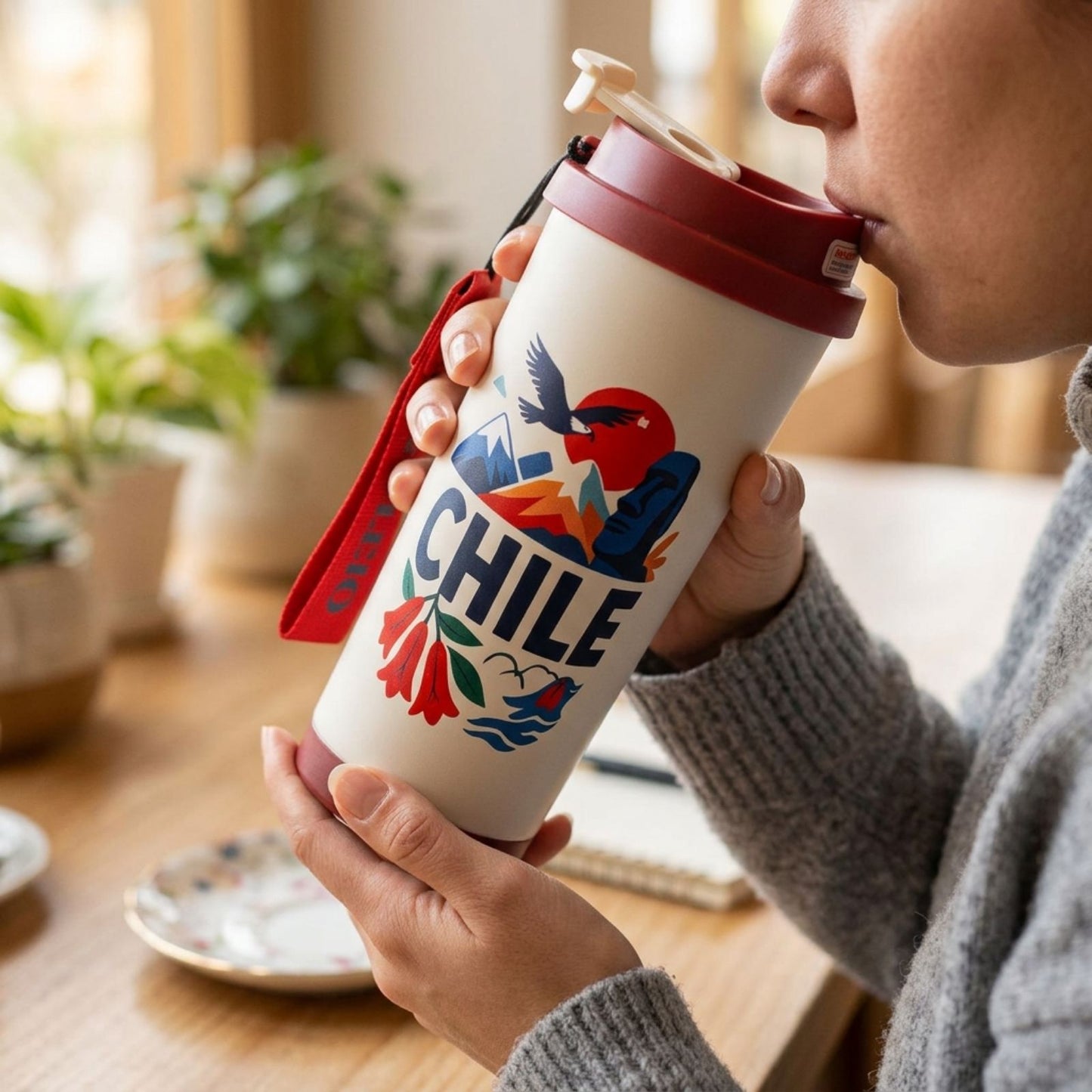 Vaso Térmico Souvenir Chile 500 ml