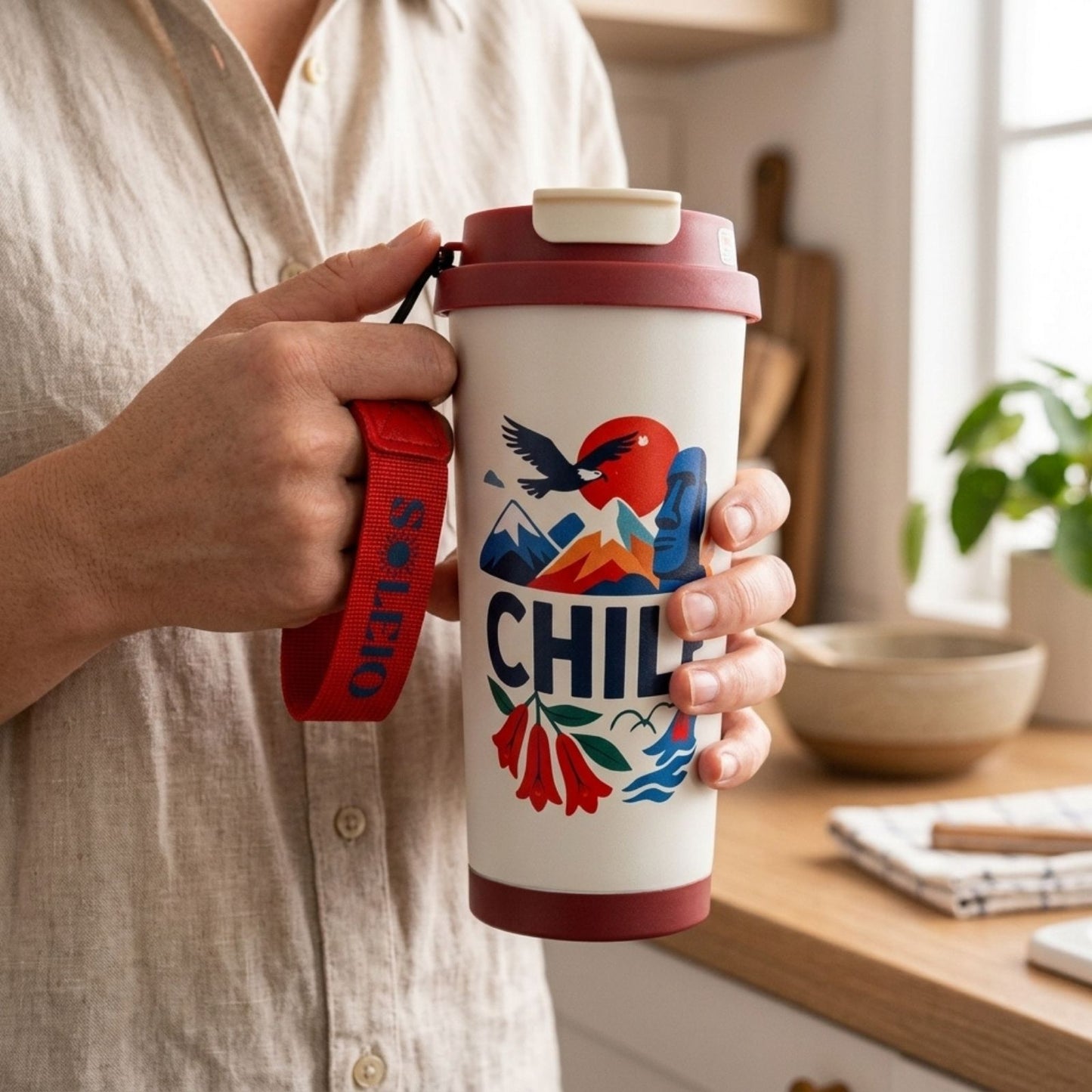 Vaso Térmico Souvenir Chile 500 ml