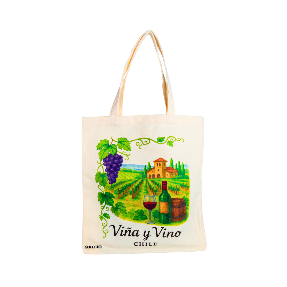 Pack 12 Tote Bag Lona Chile Viña y Vino
