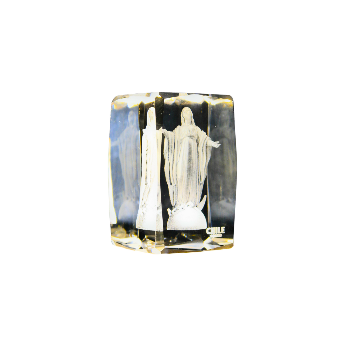 Cristal 3D Virgen Maria