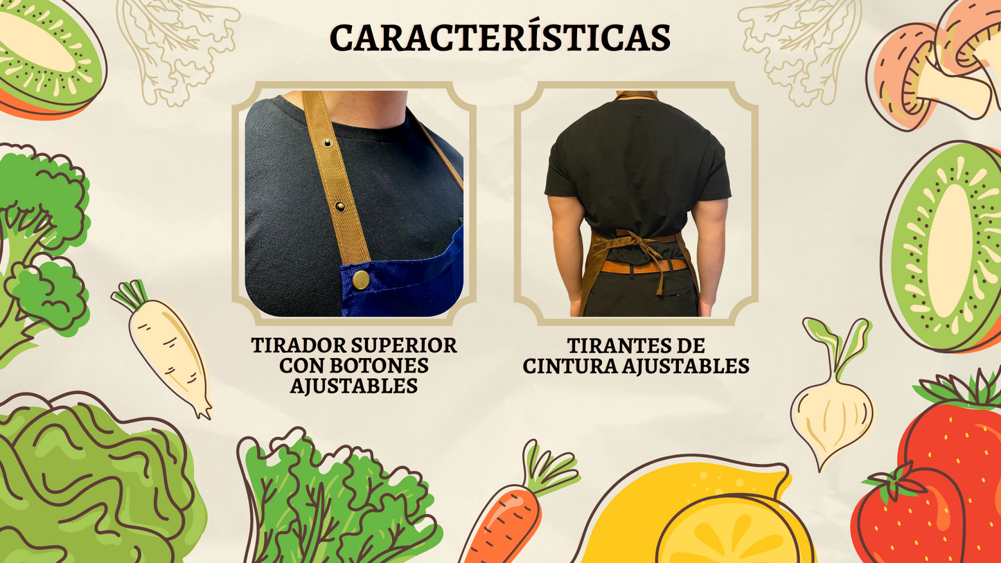 Delantal Denim "Gracias Mamá"